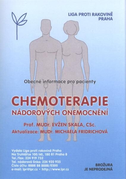 Chemoterapie nádorových onemocnění : obecné informace pro pacienty