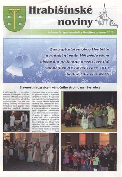 Hrabišínské noviny :informační zpravodaj obce Hrabišín