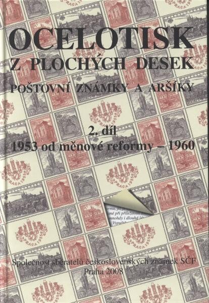 Ocelotisk z plochých desek, poštovní známky a aršíky