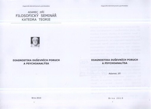Diagnostika duševních poruch a psychoanalýsa