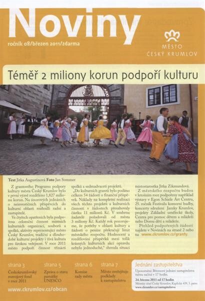 Noviny města Český Krumlov