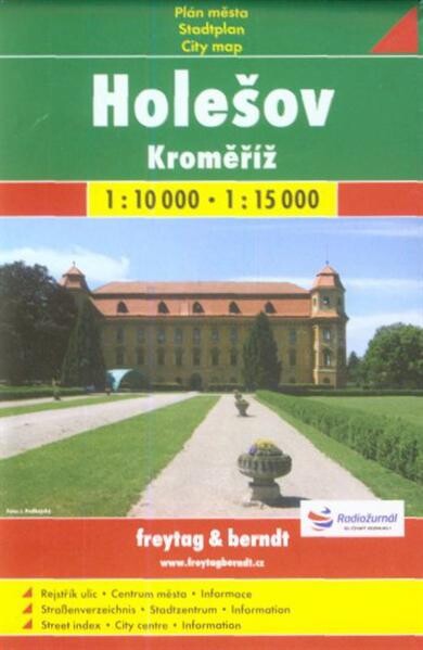 Kroměříž Holešov : plán města