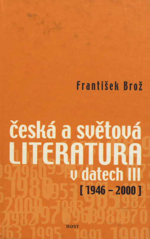 Česká a světová literatura v datech, Díl 3