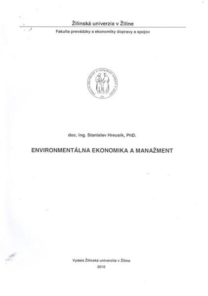 Environmentálna ekonomika a manažment 