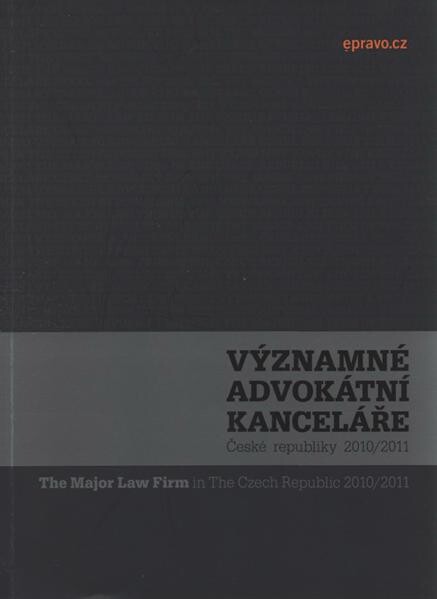 Významné advokátní kanceláře České republiky ... =The major law firm in the Czech Republic ...