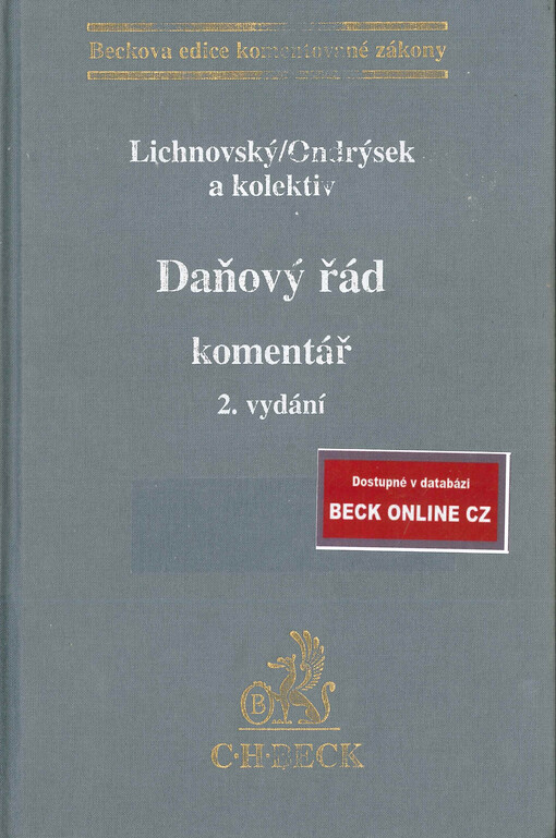 Daňový řád : komentář