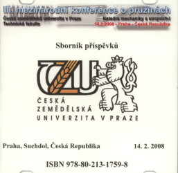 III. mezinárodní konference o pružinách sborník příspěvků : 14.2.2008 - Praha - Česká republika