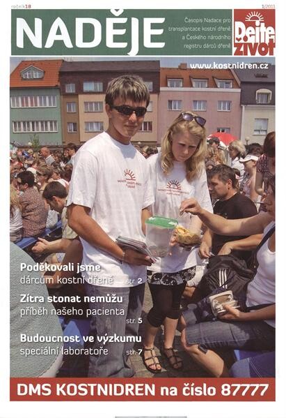 Naděje : list Nadace pro transplantace kostní dřeně