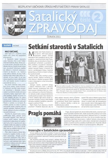 Satalický zpravodaj : bezplatný občasník Úřadu městské části Praha-Satalice