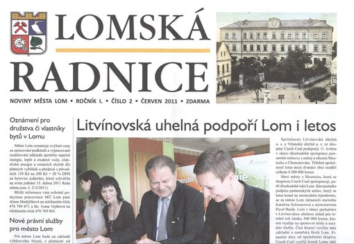 Lomská radnice : noviny města Lom
