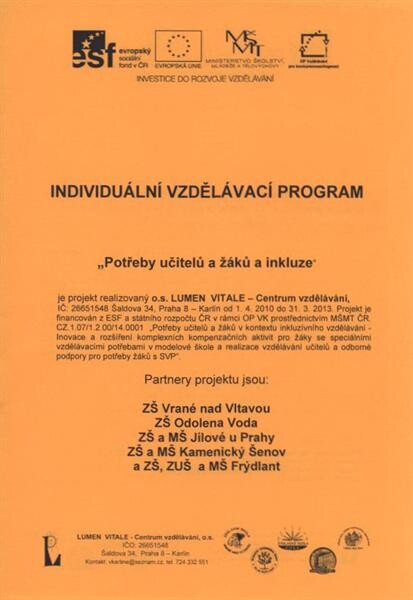 Individuální vzdělávací program