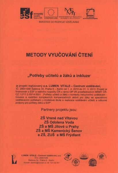Metody vyučování čtení