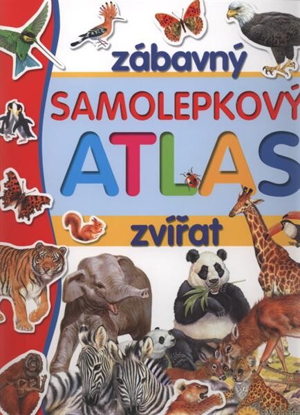 Zábavný samolepkový atlas zvířat
