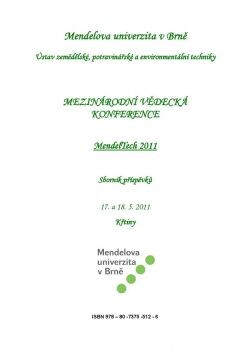 MendelTech 2011 mezinárodní vědecká konference : sborník příspěvků : 17. a 18.5.2011, Křtiny