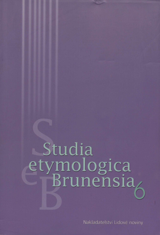 Studia etymologica Brunensia.6