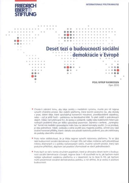 Deset tezí o budoucnosti sociální demokracie v Evropě