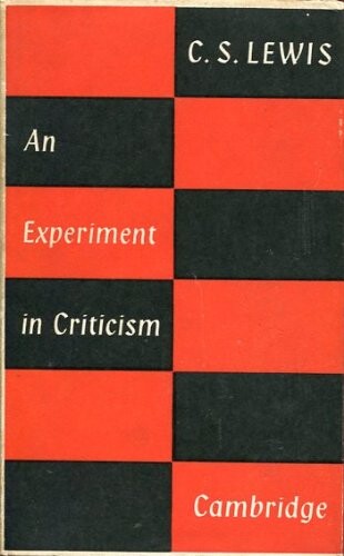 An experiment in criticism