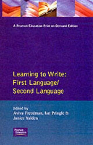 Learning to write : first language/ second language : selected papers from the 1979 CCTE conference, Ottawa, Canada