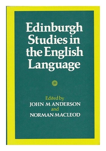 Edinburgh Studies in the English Language