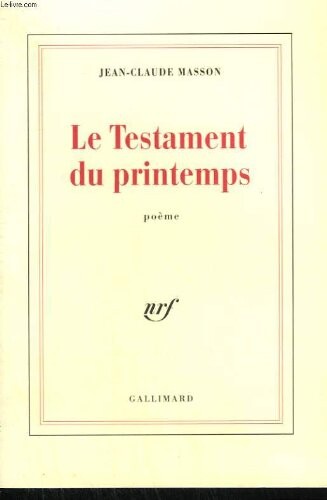 Le testament du printemps