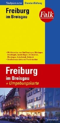 Falk Stadtplan Extra Standardfaltung Freiburg im Breisgau