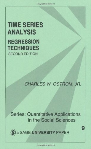 Time Series Analysis: Regression Techniques (Quantitative Applications in the Social Sciences)