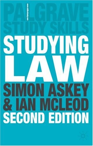 Studying Law (Palgrave Study Guides)