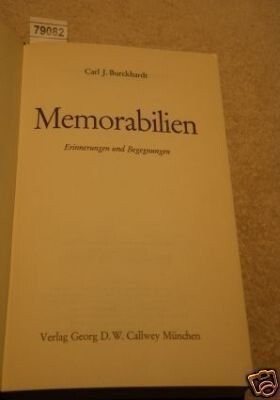 Memorabilien: Erinnerungen u. Begegnungen (German Edition)