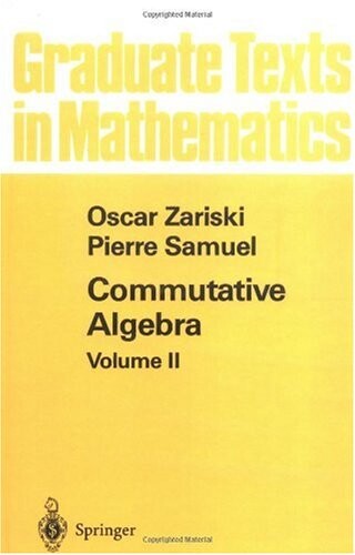 Commutative Algebra, Vol 2