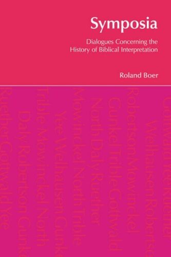 Symposia: Confrontations in Biblical Studies (Bibleworld)