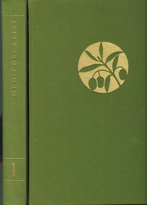 Med-checklist: A critical inventory of vascular plants of the circum-mediterranean countries