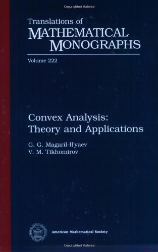 Convex Analysis: Theory and Applications (Translations of Mathematical Monographs)