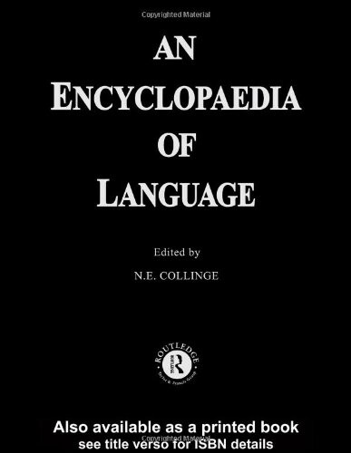 An Encyclopedia of Language (Routledge Reference)