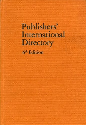 Internationales Verlagsadressbuch = Publishers´ international directory