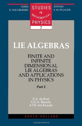 Lie algebras.Part 2,Finite and infinite dimensional Lie algebras and applications in physics