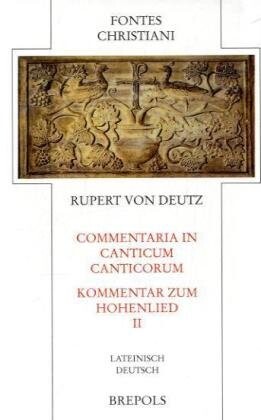 Commentaria in Canticum canticorum. Zweiter Teilband