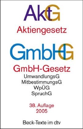 Aktiengesetz (AktG) / GmbH-Gesetz (GmbHG)