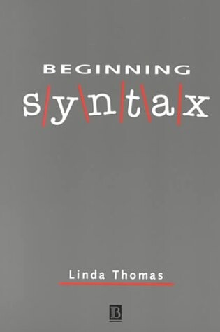 Beginning Syntax