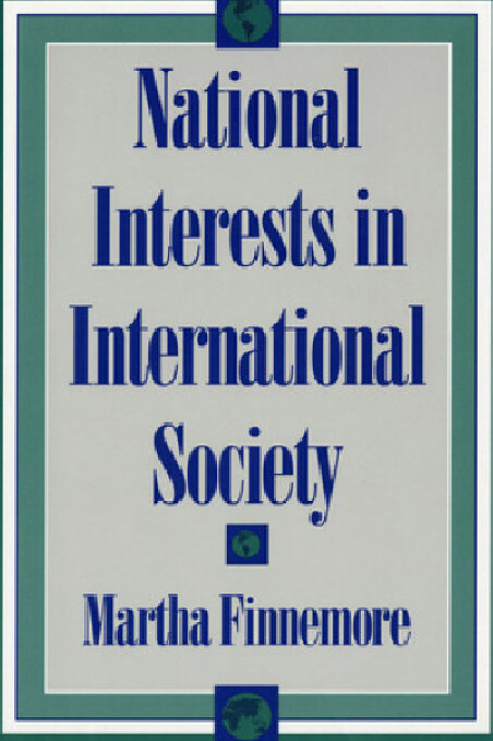 National Interests in International Society (Cornell Studies in Political Economy)