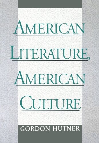 American Literature, American Culture