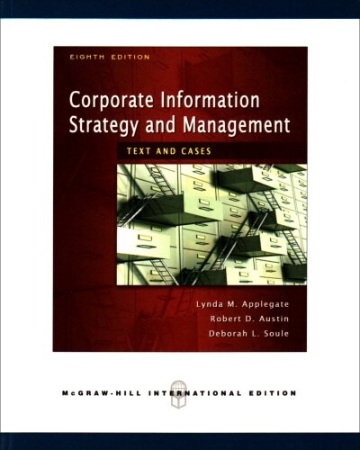 Corporate information strategy and management :text and cases