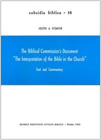 The Biblical commission's document 