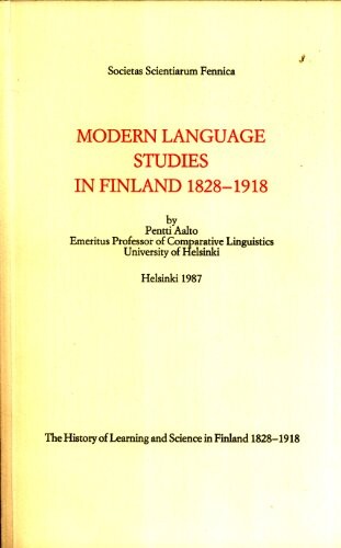 Modern language studies in Finland 1828-1918