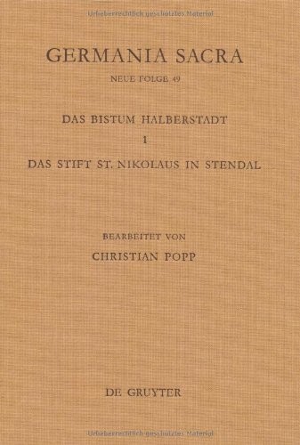 Das Bistum Halberstadt.1,Das Stift St. Nikolaus in Stendal