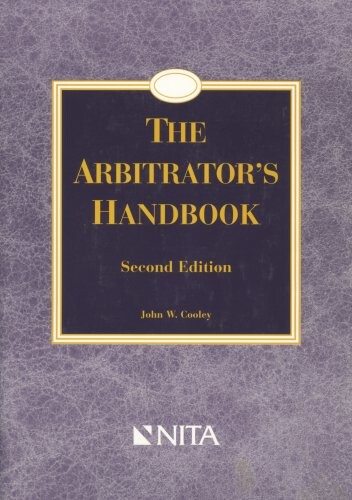 The Arbitrator's Handbook