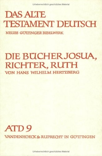 Die Bücher Josua, Richter, Ruth    