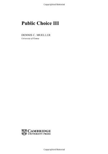 Public Choice III