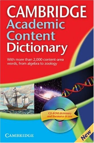 Cambridge academic content dictionary