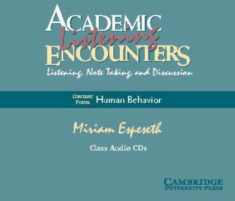 Academic listening encounterslistening, note taking, and discussion : class audio CDs