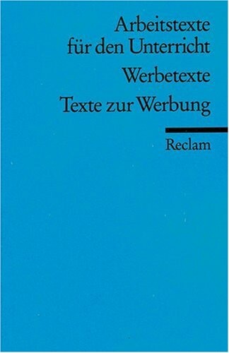 Werbetexte / Texte zur Werbung